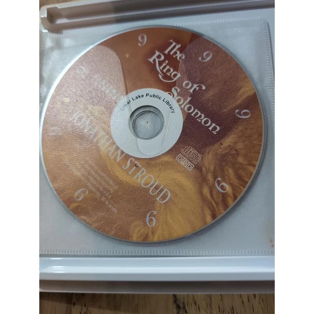 Ring of Solomon by Jonathan Stroud (2010, Compact Disc) Ex Lib‎